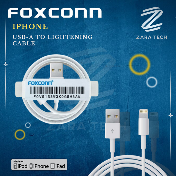 Foxconn Lightning Cable – Fast Charging for All iPhone Models