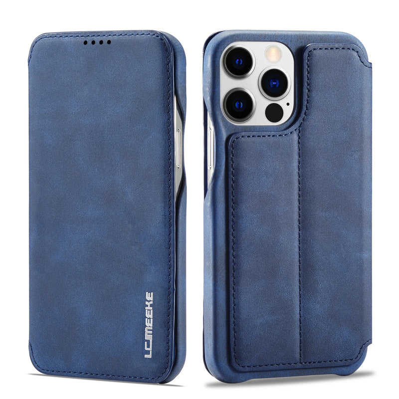 Leather Flip Wallet Magnetic Cover For iPhone 14 15 Pro Max 13 12