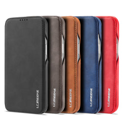 Leather Flip Wallet Magnetic Cover For iPhone 14 15 Pro Max 13 12