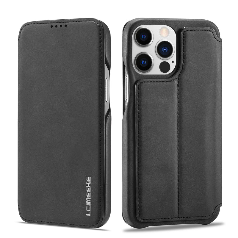 Leather Flip Wallet Magnetic Cover For iPhone 14 15 Pro Max 13 12